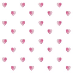 Pink heart seamless pattern, romantic wallpaper, perfect for valentine's day projects, background, textiles, fabrics, greeting cards, scrapbooking