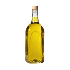 A bottle of olive oil isolated on white background PNG transparent