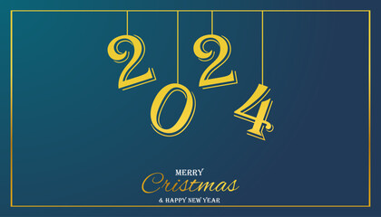 Background Christmas And New Year greeting card