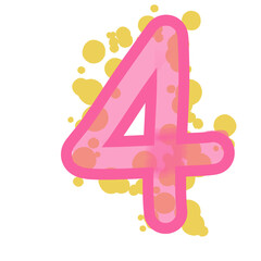 Pink number 