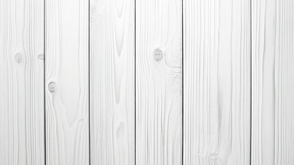Obraz premium Textured White Wooden Planks Wall Background for Minimalist Design, Interior Decor, Rustic Style, and Modern Aesthetic in Various Projects and Crafts