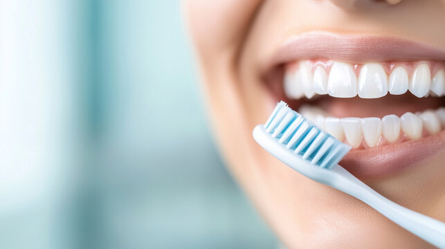 A dentist demonstrating proper brushing technique to a patient during a consultation, emphasizing the importance of preventive oral care.dentist consultation, brushing technique, p