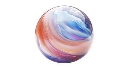 Obraz premium Glass marble transparent background