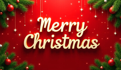 text style merry christmas, luxury text style effect
