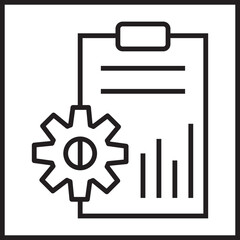 Fototapeta premium Project Management Icon Design