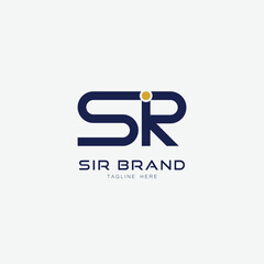 SIR letter logo vector design, SIR simple and modern logo. SIR luxurious alphabet design. sir logo simple clean and elegance.