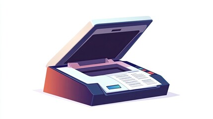 An Open Scanner with a Sheet of Paper Inside