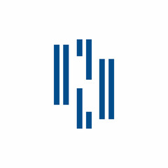 logo company line blue