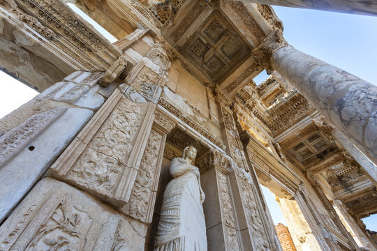 Beautiful view of Ephesus, a very important archaeological site in Turkey