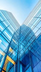 Stunning exterior view of a modern office building showcasing contemporary architecture