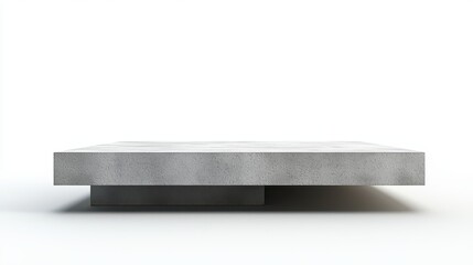 Minimalist Concrete Platform with Smooth Surface Ideal for Modern Interior Design, Display, and Creative Art Presentations in Contemporary Spaces