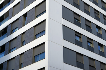 Modern building architecture abstract background