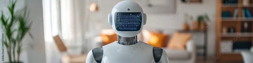 Poster future robot integrating human resource management in modern home office environment