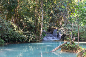 Tat Kuang Si waterfall. Luang Prabang, Laos.