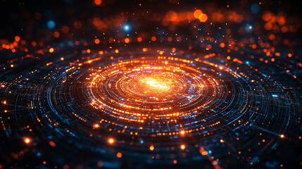 digital compass representing guidance and direction, symbolizing strategic planning, decision-making, and innovation in business or personal journeys with a futuristic and technology-driven aesthetic