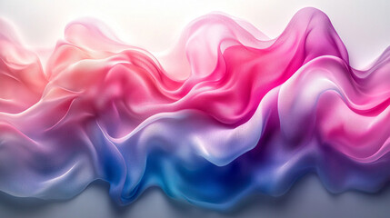 Obraz premium vibrant abstract design featuring smooth wavy gradients in vivid colors, creating a dynamic and energetic feel. Perfect for themes of creativity, modernity, and fluidity in digital art