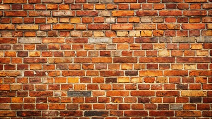 Naklejka premium Aged Brick Wall Texture Rustic, Warm Tones, and Detailed Pattern