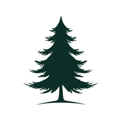 Obraz premium Christmas Tree with Holiday Lights