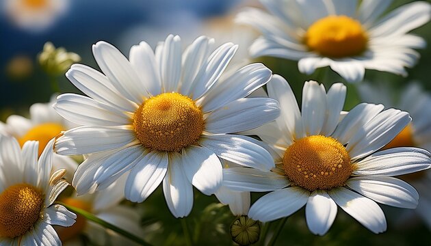 chamomile flower, AI generated