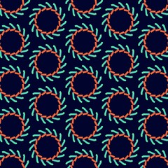 Obraz premium seamless pattern with circles.decoration, vintage, swirl, decor, backdrop, style, 
