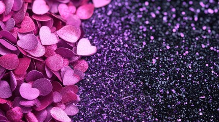 Fototapeta premium Neon Gradients: Vibrant neon pink fading into electric purple with a grainy texture, creating a stylish and attention grabbing design element.