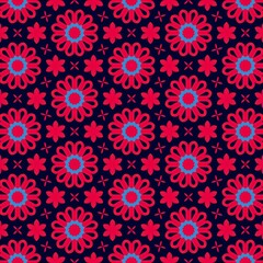 seamless floral background.vector, texture, design, ornament, art, illustration