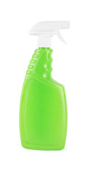 Bottle of cleaning product isolated on white