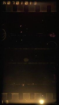 A looping old film effect overlay.