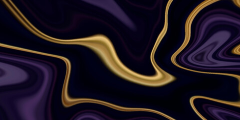 Black Marble acrylic painted waves texture background, Abstract background of colorful liquid liner, Marble texture wall surface black gold ink pattern graphic background, Pastel black liquid .