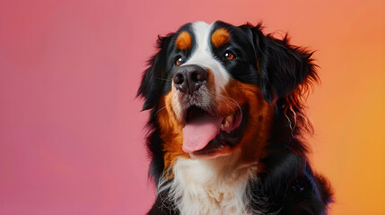bernese mountain dog with red hair