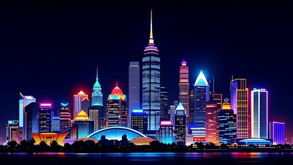 Fototapeta premium Vibrant hot-air balloon isolated on white background for creative design projects and travel-themed visual content