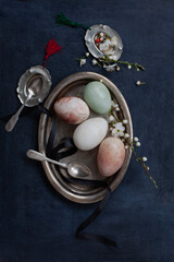 Marmurowe jajka wielkanocne © alicjakoll