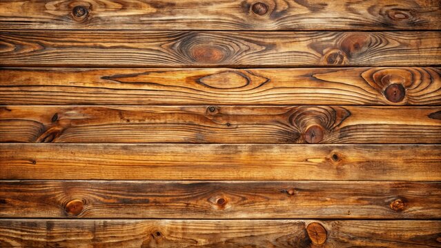 Rustic Wooden Texture with Knots, Close-up, Horizontal, Wood Grain, Natural, Background, Texture