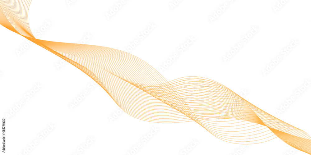 Poster abstract golden wave line background, minimalistic tillable patterns with fine lines and simple elem