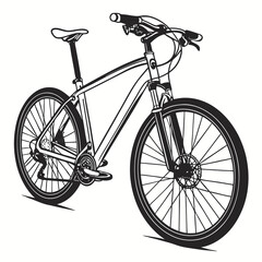 Obraz premium bicycle isolated on white background