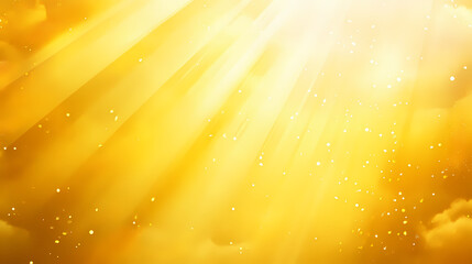 Obraz premium Golden light rays background. Halcyon. Illustration