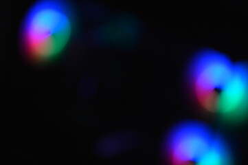 Blurred RGB Light Effect: Abstract Glow for Creative Backgrounds
