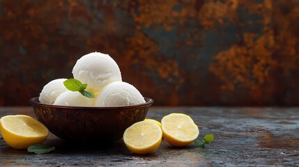 Layered ice cream cones with decorative patterns and textures, blending into a bright, energetic background, ideal for summer campaigns or event graphics