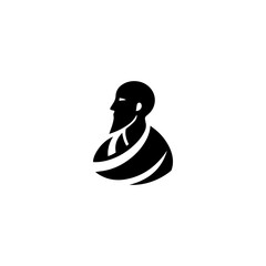 Monk Buddhist logo