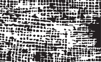 Abstract grunge black texture, chaotic shape. Vector background