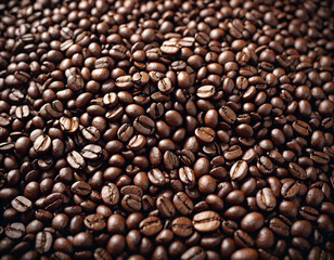 Fototapeta premium Brown coffee beam texture.