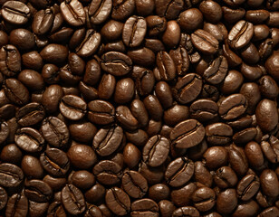 Fototapeta premium Brown coffee beam texture.
