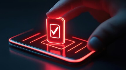 Cyberbullying hotline concept, glowing help button on digital device, 3D illustration