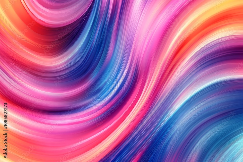Poster vibrant abstract design with dynamic background ideal for promotional materials and graphics