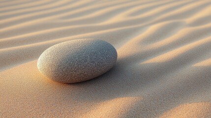 Obraz premium Desert landscape smooth stone nature background