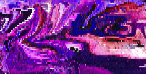 Abstract colorful pixelated mosaic vector background