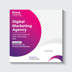 Obraz premium Business social media post design 