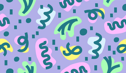 Fototapeta premium Abstract background with hand drawn pattern design