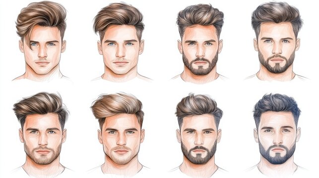 Men's hairstyle trends, a comprehensive guide to classic and modern looks for every face shape hair type