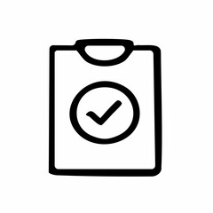 Clipboard with Checkmark Icon